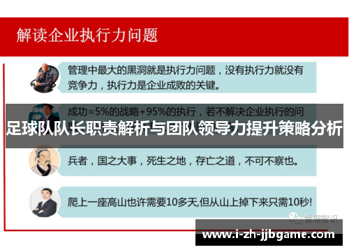 足球队队长职责解析与团队领导力提升策略分析 足球队队长职责解析与团队领导力提升策略分析